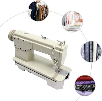 sewing machine sewing machine Portable Industrial Straight Stitch Sewing Machine, Heavy Duty Sewing Machine, KD Table & Servo Motor, DIY, Easy to Use, Great for Fast Stitching WEWYQSJXBXF-4129