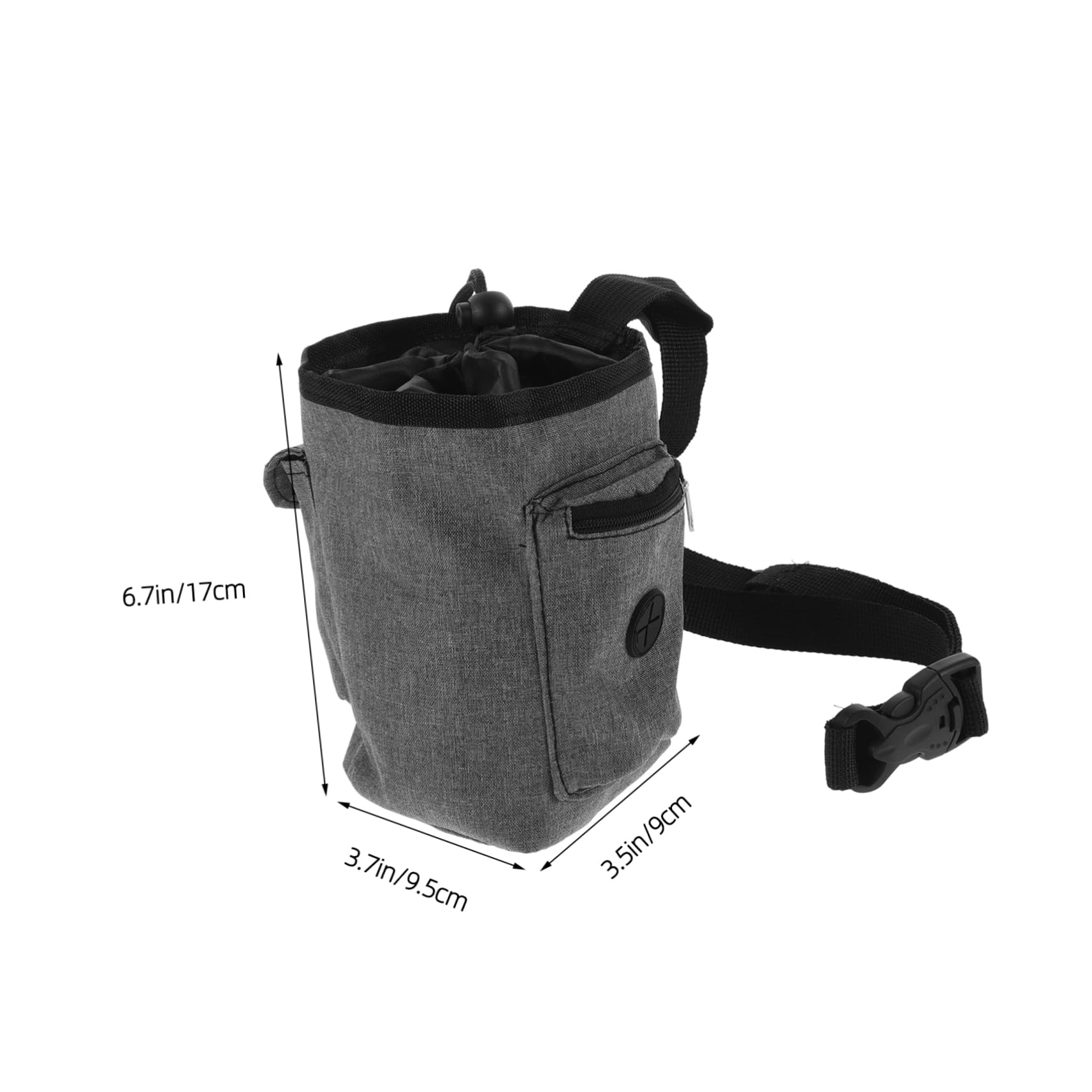 GOOHOCHY Chalk Bag for Rock Climbing Sleek Design with Zippered Storage Pockets for Bouldering and Gym Use Enhances Grip Support for Safety and Stability