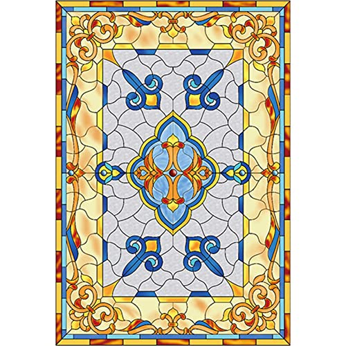 GUOTIAN-Befleckte Fensterfolie UV-blockierende Sichtschutzfolie für Fenster Cover