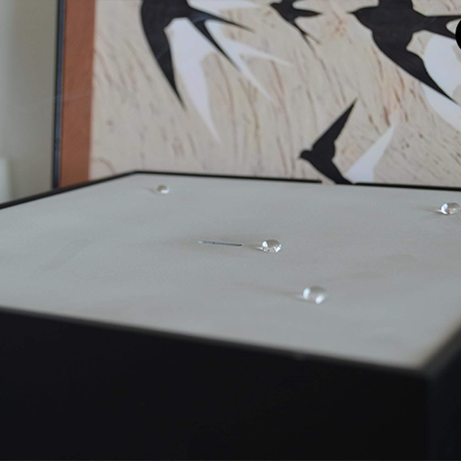 Automatisches Wassertropfen-Katzenspielzeug, moderne Skulptur von fließendem Wasser für Indoor-Katzen und Hunde, Bürogebrauch
