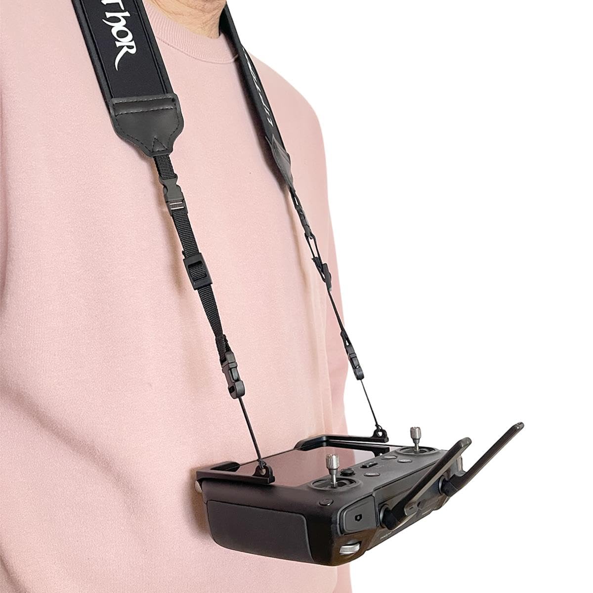LifThor Claw PRO Lanyard Mounting System for DJI RC PRO & DJI Smart Controller, Black - Image 2