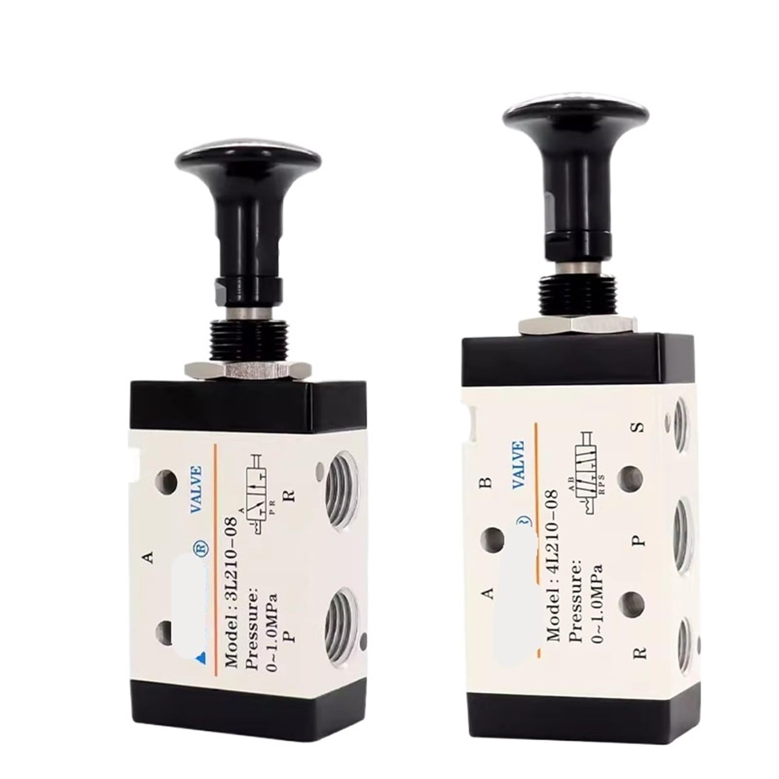 Vanne pneumatique 4L110-06 manuelle pour stopper les fuites d'air