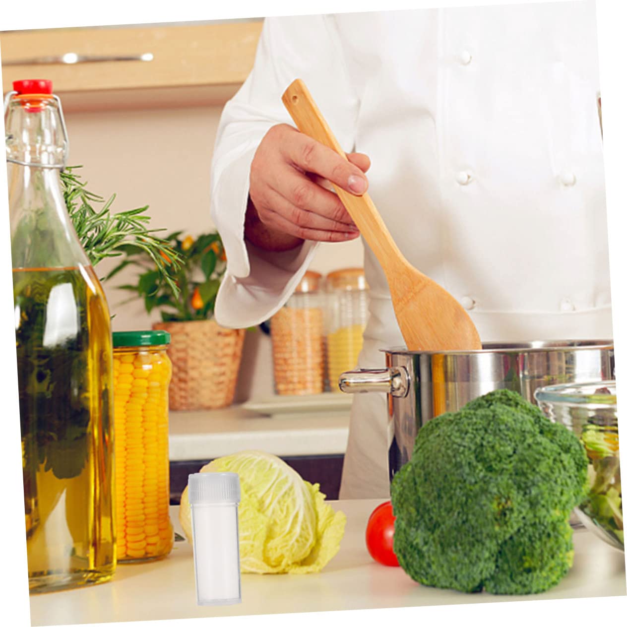 FRCOLOR 120pcs Bottled Mini Clear Storage Vial Small Vial Bottles Round Container with Lid Dispensing Bottle Condiments Containers Test Tube for Small Items Mini Clear Bottles Plastic