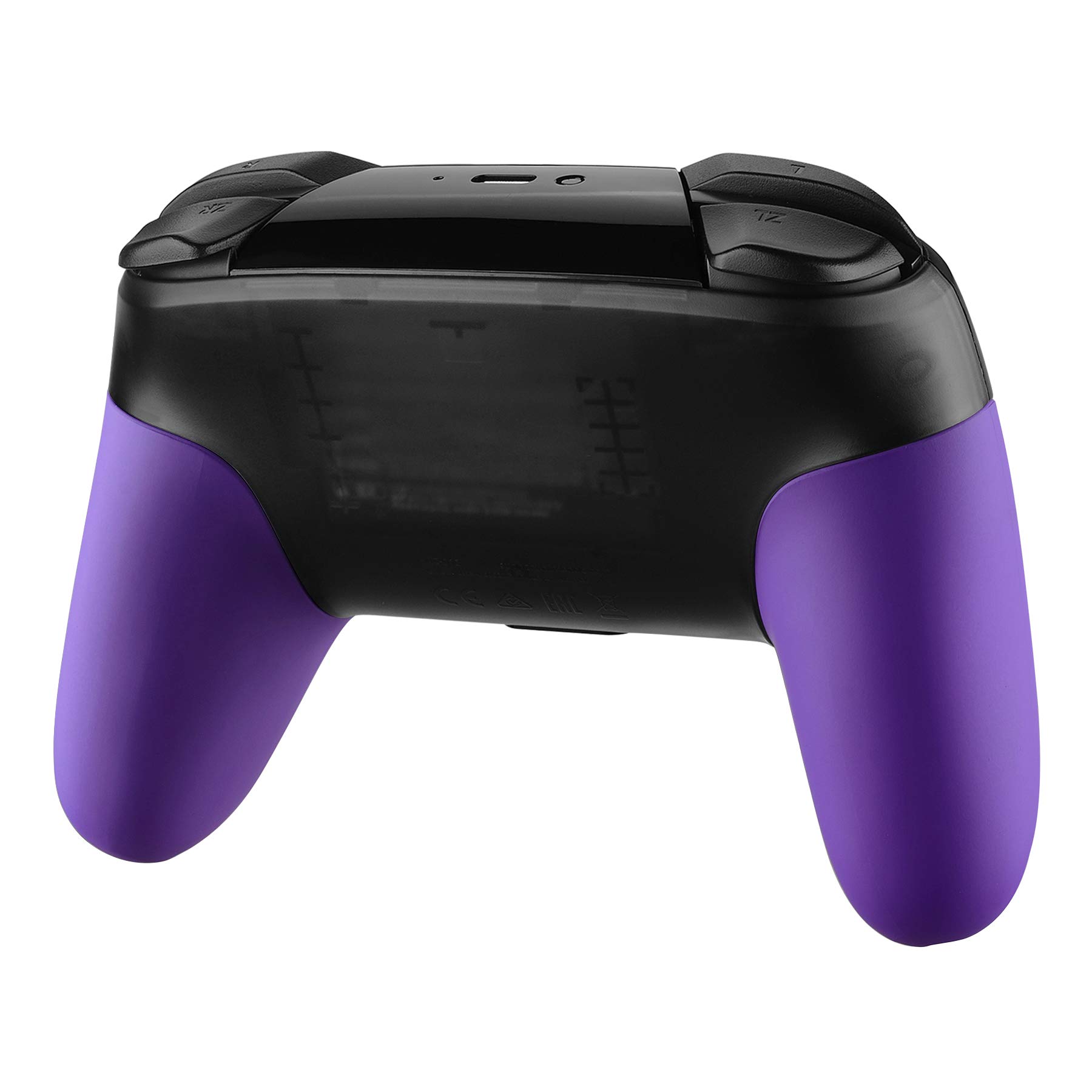 eXtremeRate Cover Grip Scocca Impugnatura Manopola DIY Guscio Case Ricambio per Nintendo Switch PRO Controller Joystick(Viola)-Non Include Controller