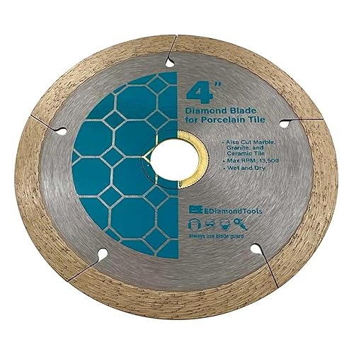 Miniatura 101 de Hojas de sierra de diamante de alto rendimiento de 7" para granito, cuarzo y otras piedras de ingeniería, eje de 7/8"-5/8" Hoja de piedra,Hoja