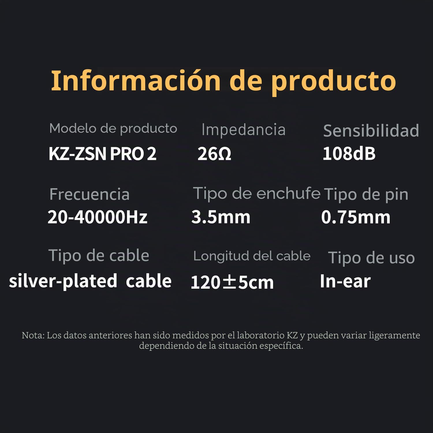 Yinyoo KZ ZSN Pro 2 monitores intraurales, Auriculares con Cable KZ con Controladores híbridos 1ba 1dd, Auriculares intrauditivos de Alta fidelidad para músicos con Cable sin enredos para Juegos