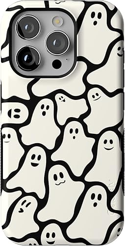 Vista 239 de Casely Funda para iPhone 15 Pro Jardín Secreto Flores mixtas Funda atrevida Compatible con MagSafe y botón de acción Jardín Secreto Floral