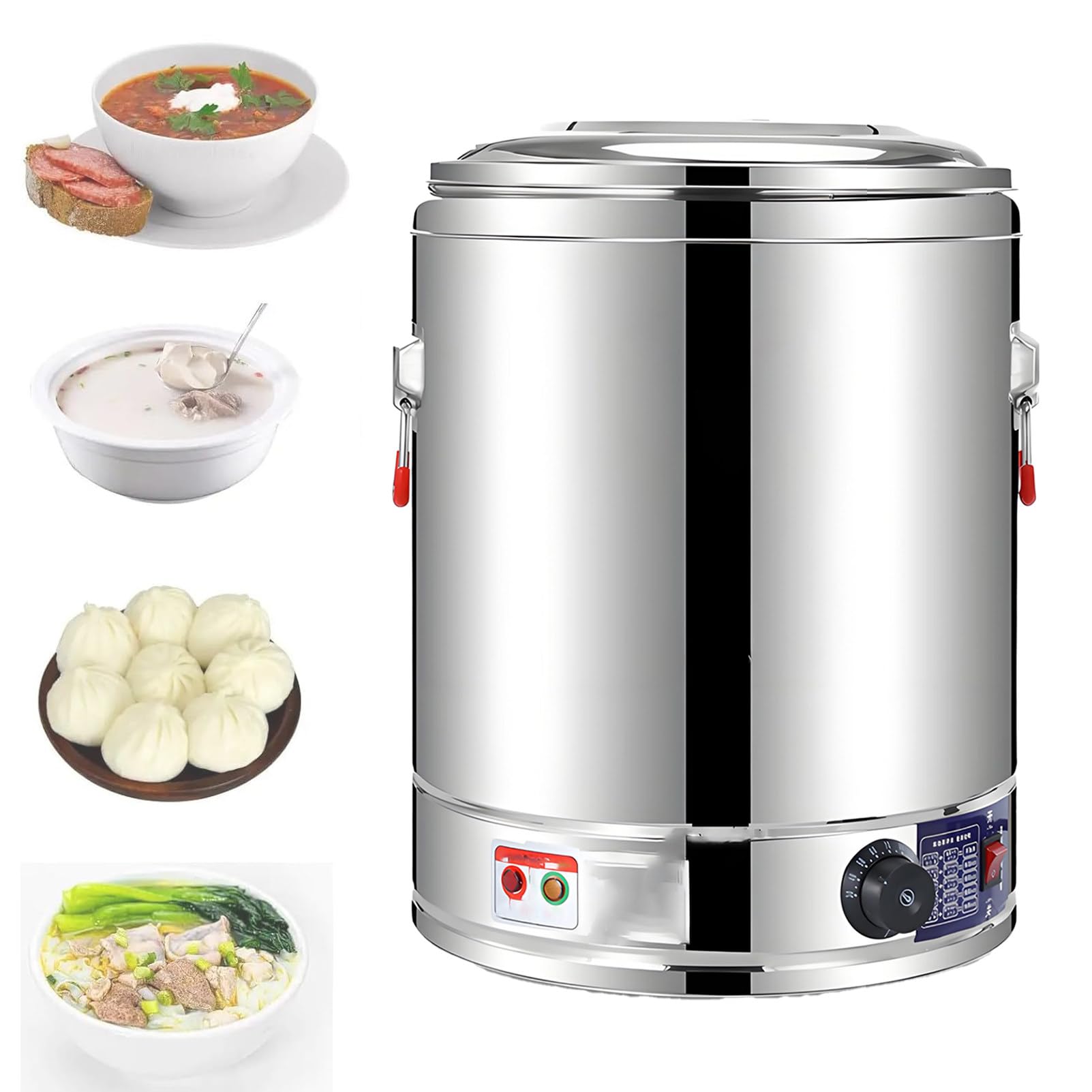 Autoclave Sterilizer,High Pressure Steam Sterilizer,Electric Stainless Steel Catehot Water Boiler Tea Urn,with Temperature Adjustment,for Labs Universities and Hospital Timer(WithoutFaucet)-30L