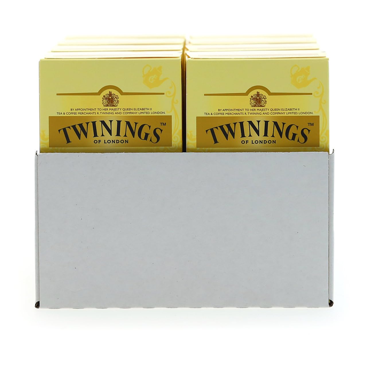 Twinings, Earl Grey Tea Sfuso, Miscela di Tè Neri Selezionati con Aroma al Bergamotto, Gusto Morbido e Bilanciato, Infusi e Tisane, 8 Confezioni Convenienza da 100 g (800 g totali)