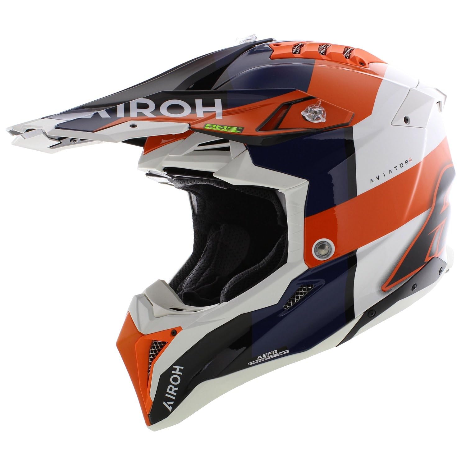 AIROH Aviator 3 Monarch Orange Gloss XL