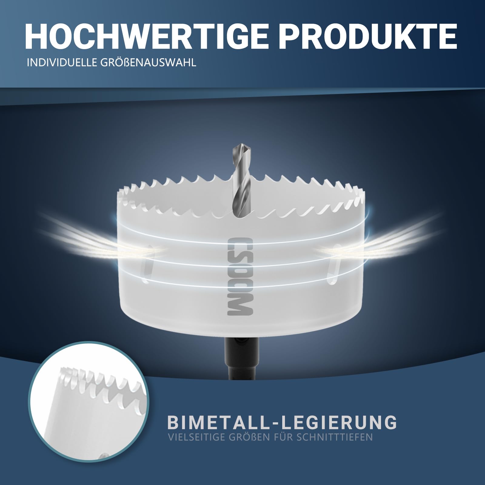 TOOLSTAR Bimetaal Gatzaag, M42 HSS-gatenzaag 18 mm bimetalen gatenzaagfrees opener boor gat snijgereedschap voor hout aluminium ijzeren plaat pijp plastic