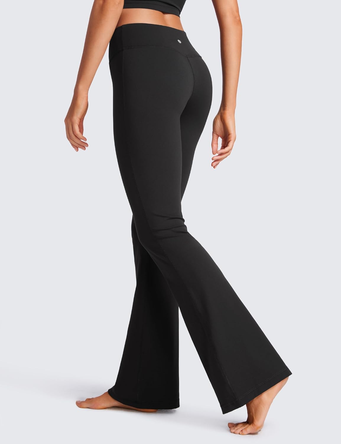 CRZ YOGA Butterluxe Low Rise Flare Leggings 32" - Bootcut Buttery Soft Lounge Casual Womens Yoga Pants with Pocket - Image 3