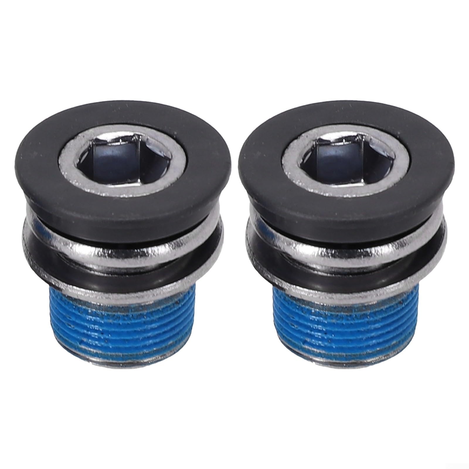 EXTRWORY Set of 2 Bicycle CrankArm Bolts for Bosch eBike, M15 Thread, Rustproof and (2PCS)