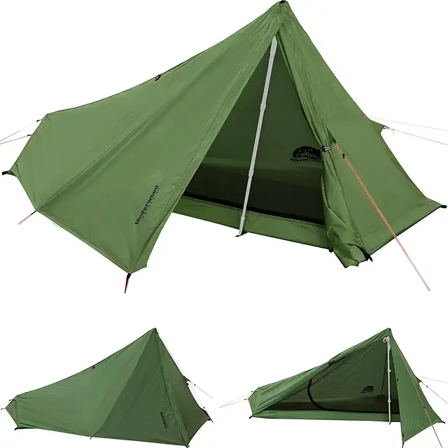 Tente de Camping Ultralégère 1 Personne - Imperméable et Compacte pour Trekking