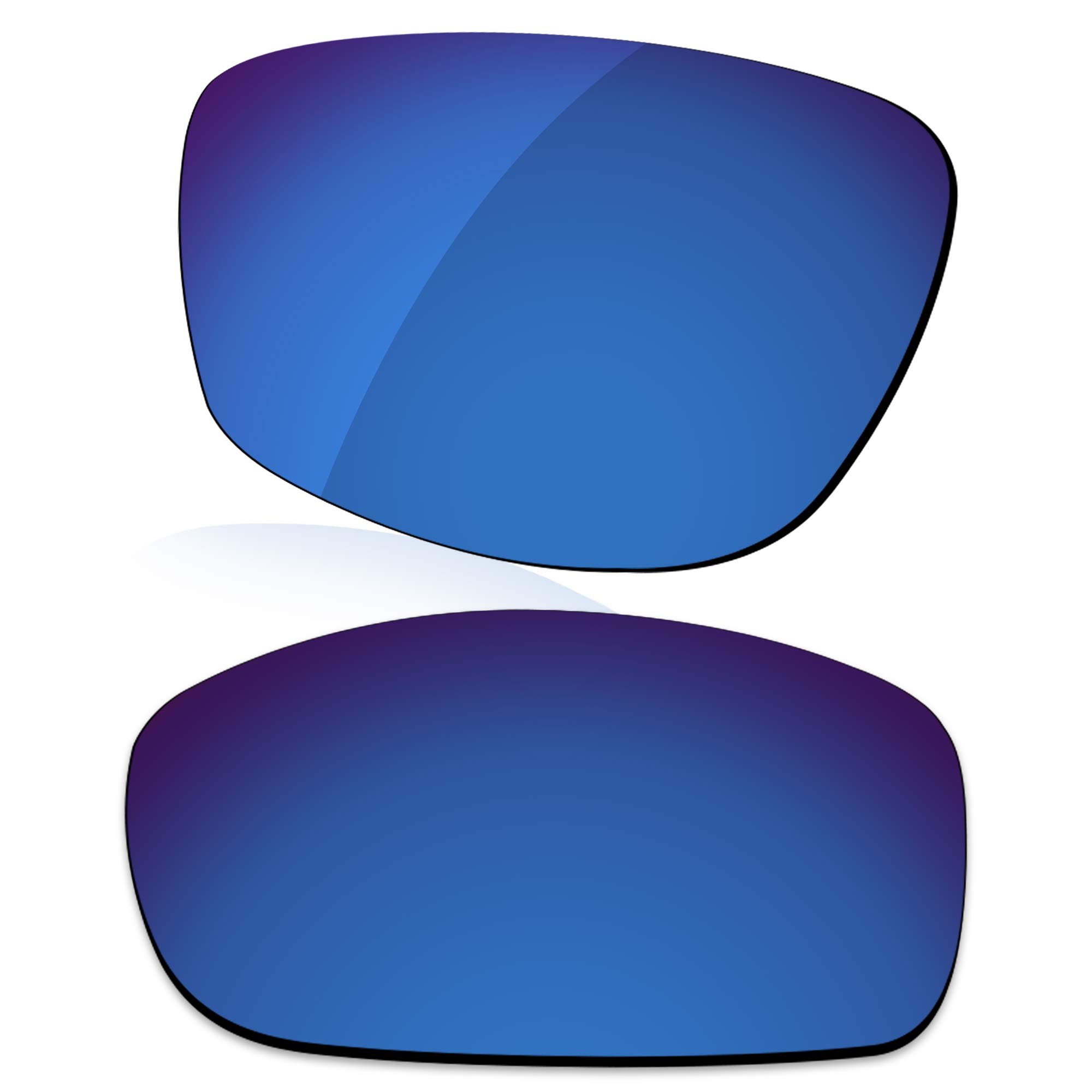 Lenzreborn Men's Navy Blue - Polarized Mirrored Polarized Lens Replacet For Oakley Fives Squared Sunglass