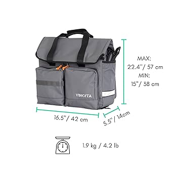 Amazon.com: Vincita Voyage Atlas Bag for Brompton Folding