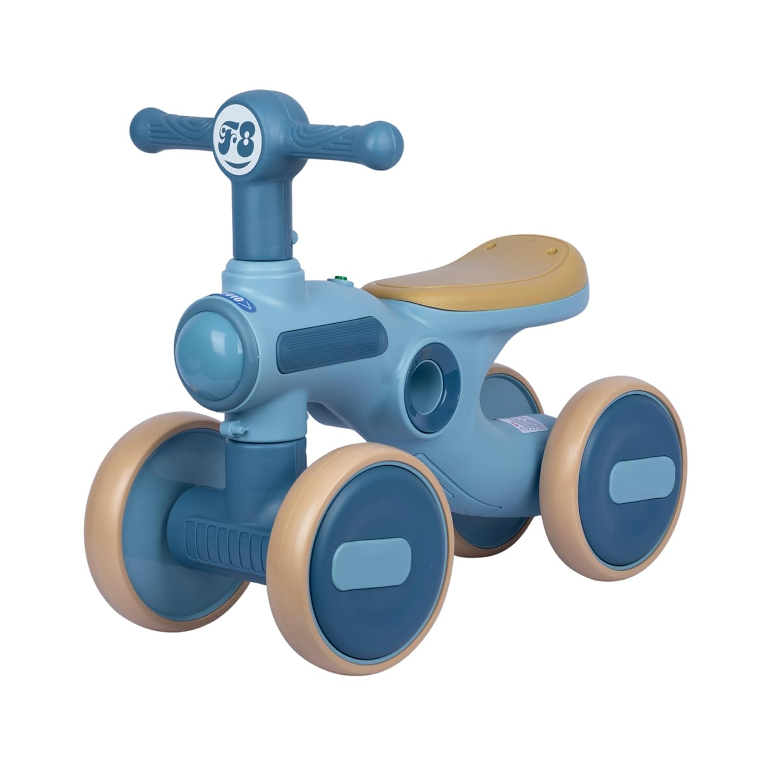 Antarkhoj Baby Balance Bike Toys for 12-36 Months Kids Toy Bicycle Boy and Girls Gifts Toddler Best First Birthday Gift Children Walker No Pedal Infant 4 Wheels Bicycle (Blue) (Blue)