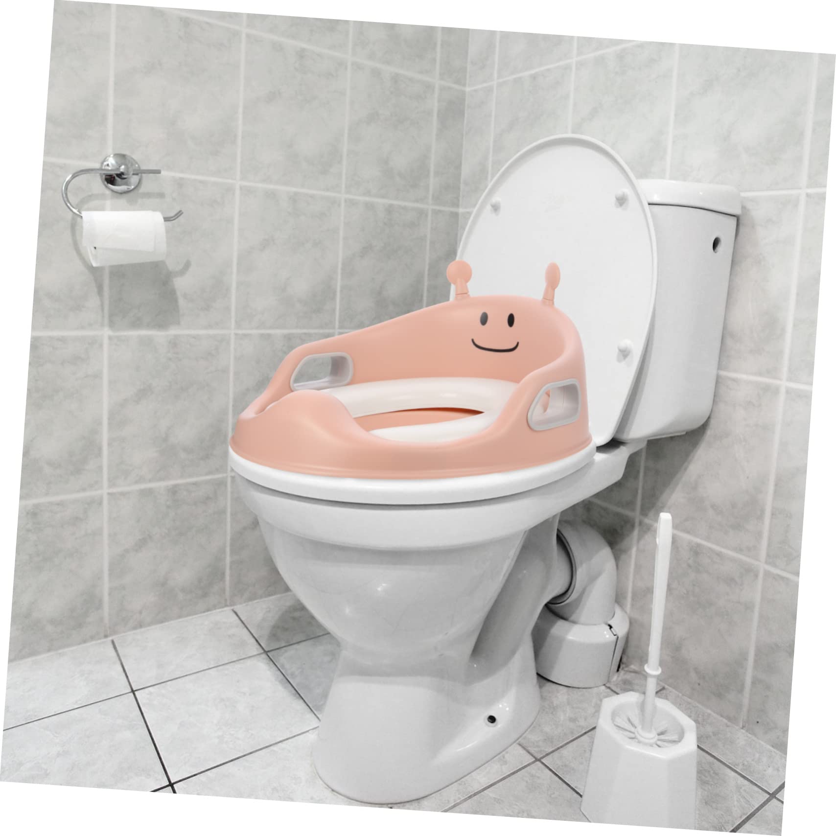 Asiento de Orinal Infantil Anillo y Cojín Pu para Baño