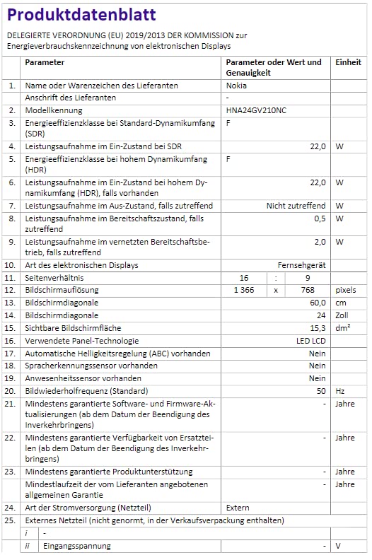 Nokia-Smart-TV-Television-24-Pulgadas-60-cm-Android-TV-HD-LED-WiFi-DVB-CS2T2-Asistente-de-Voz-de-Google-Youtube-Netflix-DAZN-Prime-Video-Disney