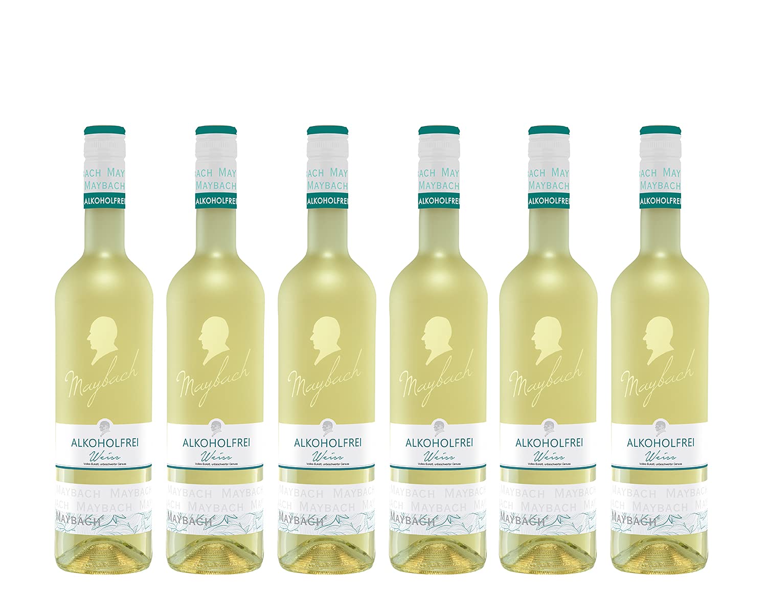 6x Maybach alkoholfreier Weißwein Wein ohne Alkohol Weiss (6x0,75l)