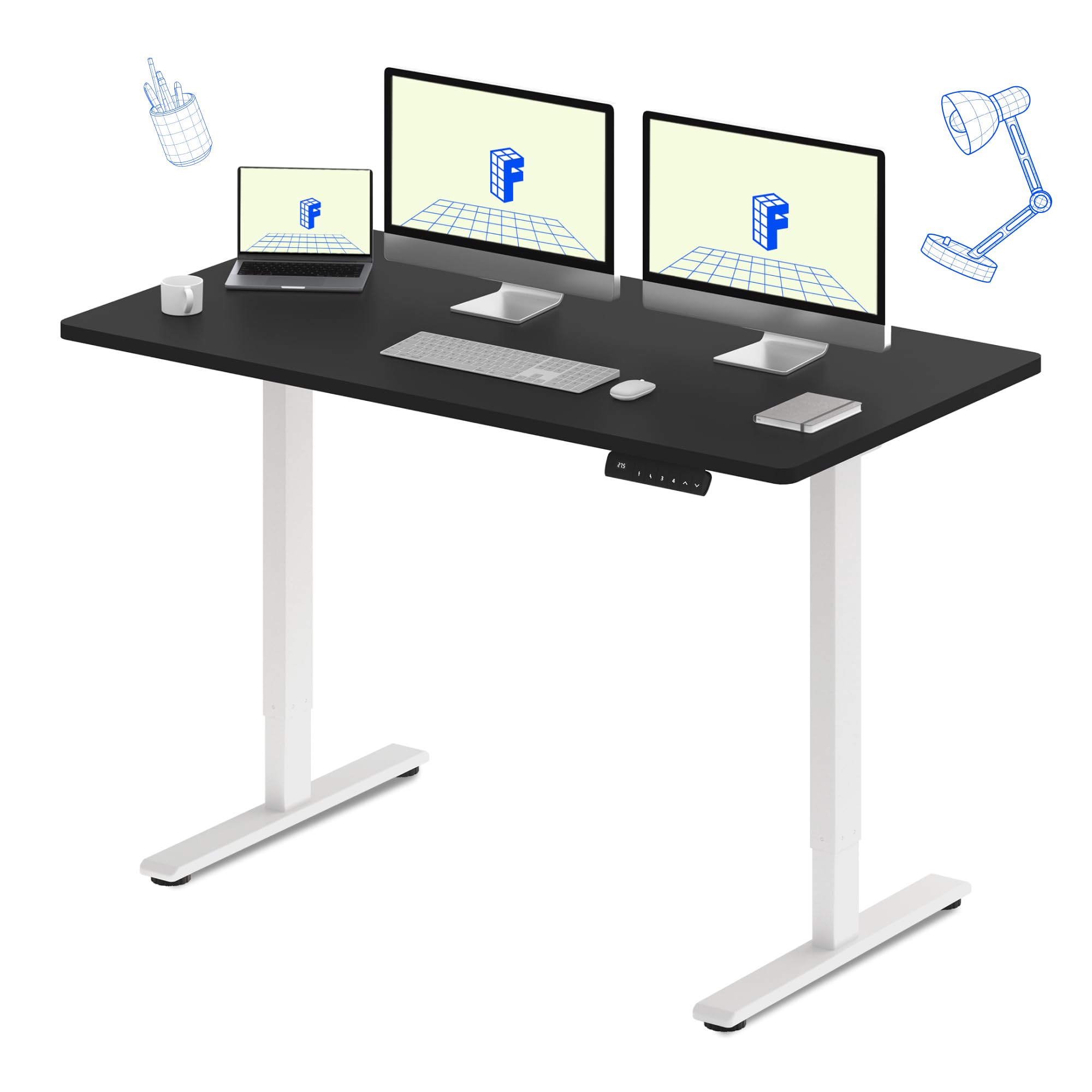 Amazon.com: FLEXISPOT E3 Dual Motor 60 x 24 Electric Standing Desk