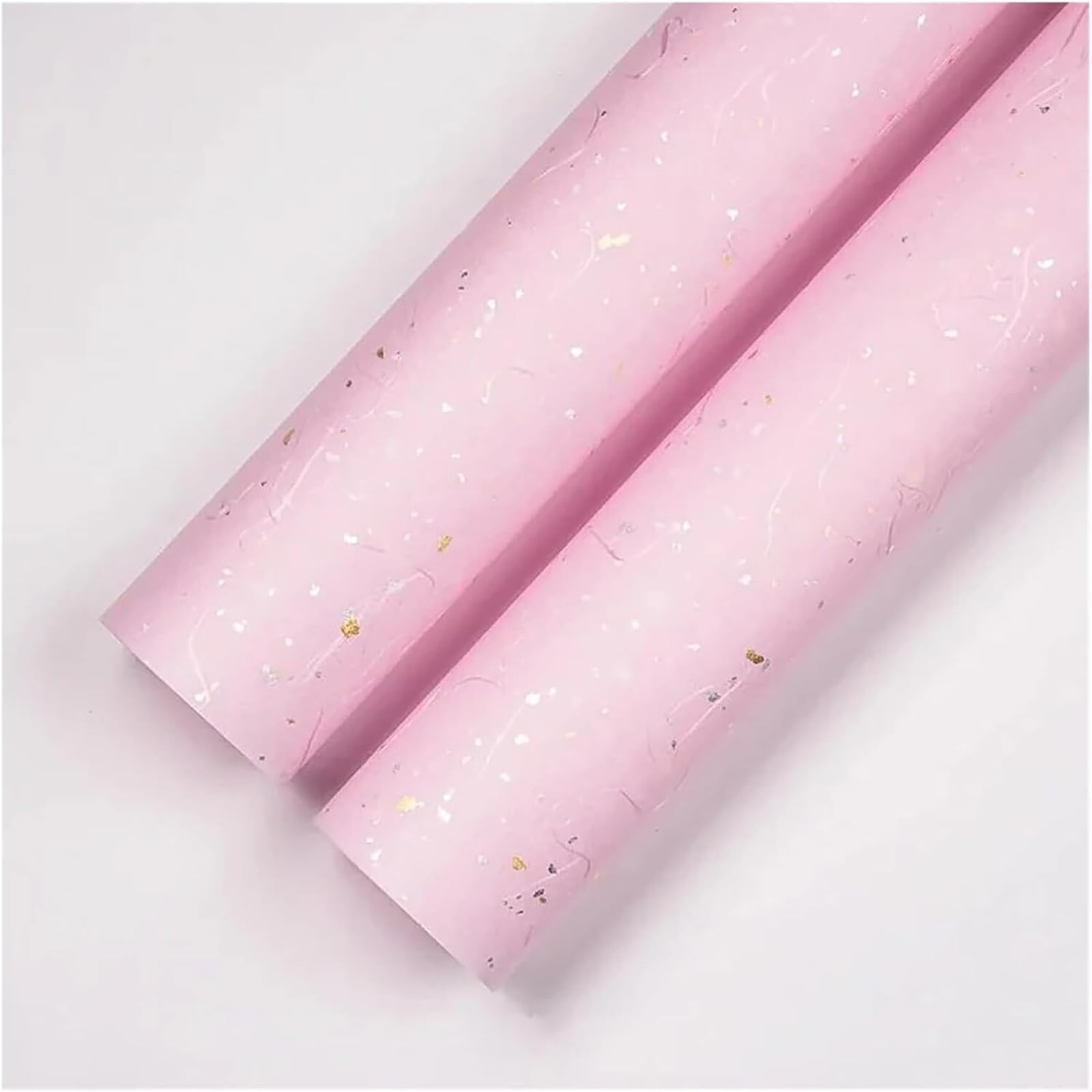 Papier do pakowania bukietów, Zestaw koreańskiego papieru do pakowania kwiatów DIY - 5 arkuszy*6 kolorów, złote/srebrne brokaty, do bukietów