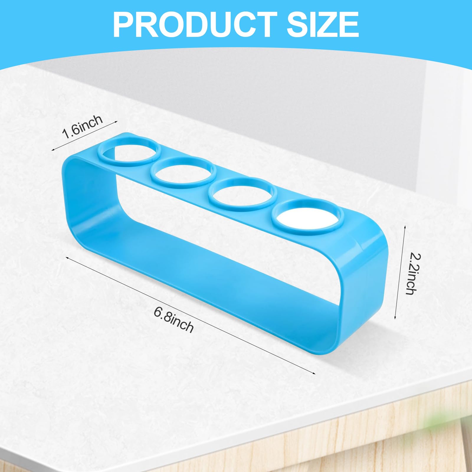 Flavor Cartridge Holder for Cirkul - 2 Pack 8-Slot Storage Organizer Stand, Durable ABS Anti-Slip Pod Rack - Kitchen Desktop Tray for Water Bottle Refills & Gifts