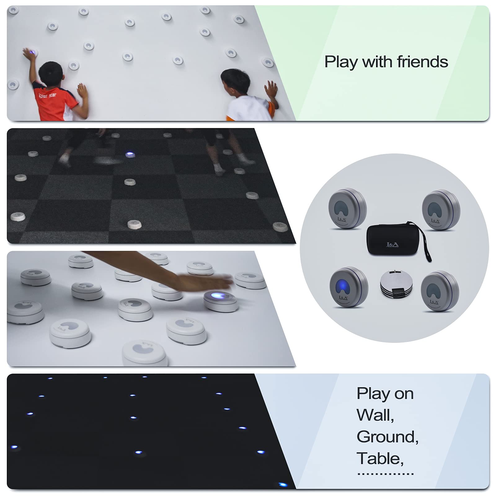 Sistema de luces de entrenamiento de agilidad y reacci...B09FXGRBDN