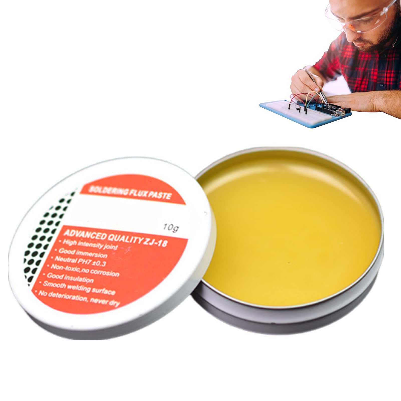 Onlynery 1 Solder Paste Flux - Welding Iron Box Paste Flux, Booster Design Soldering Accessory For Mobile Phone Repair And Computer Digital Service