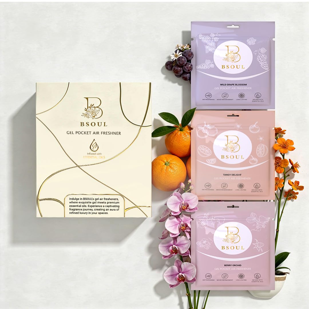 Gel Packet Air Freshner-Pack Of 3