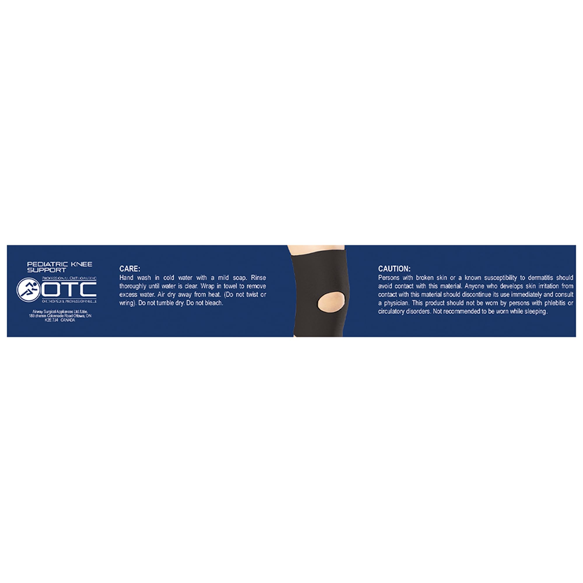 OTC KidsLine Knee Sleeve, Open Patella, Neoprene
