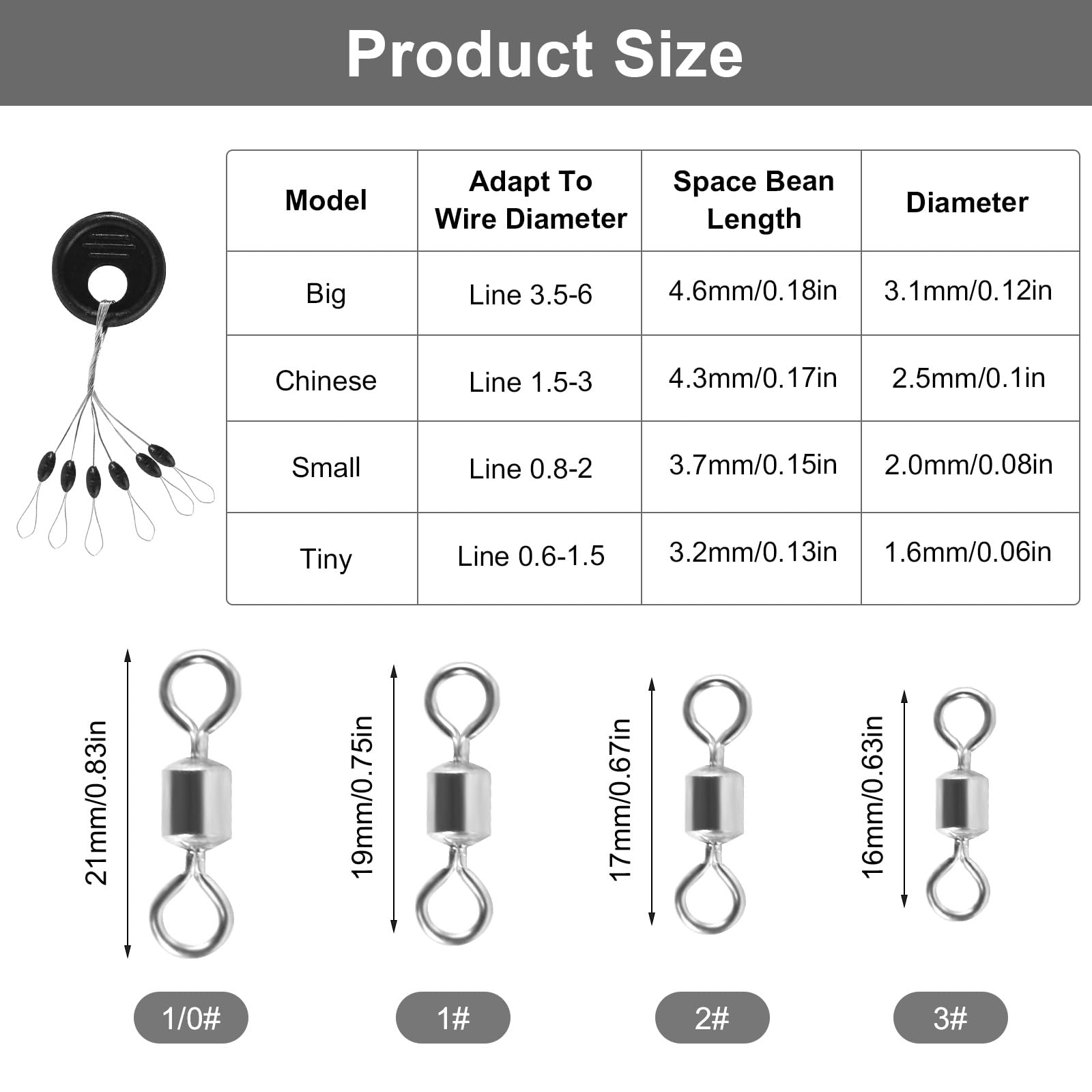 prota Posen Angeln Set, 10 Stück Schwimmer Angeln mit 205 Bleischrot Angeln 4 Achter Spannringe und 4 Angeln Bobber Stopper Angelzubehör für Verschiedene Fischgrößen in Seen