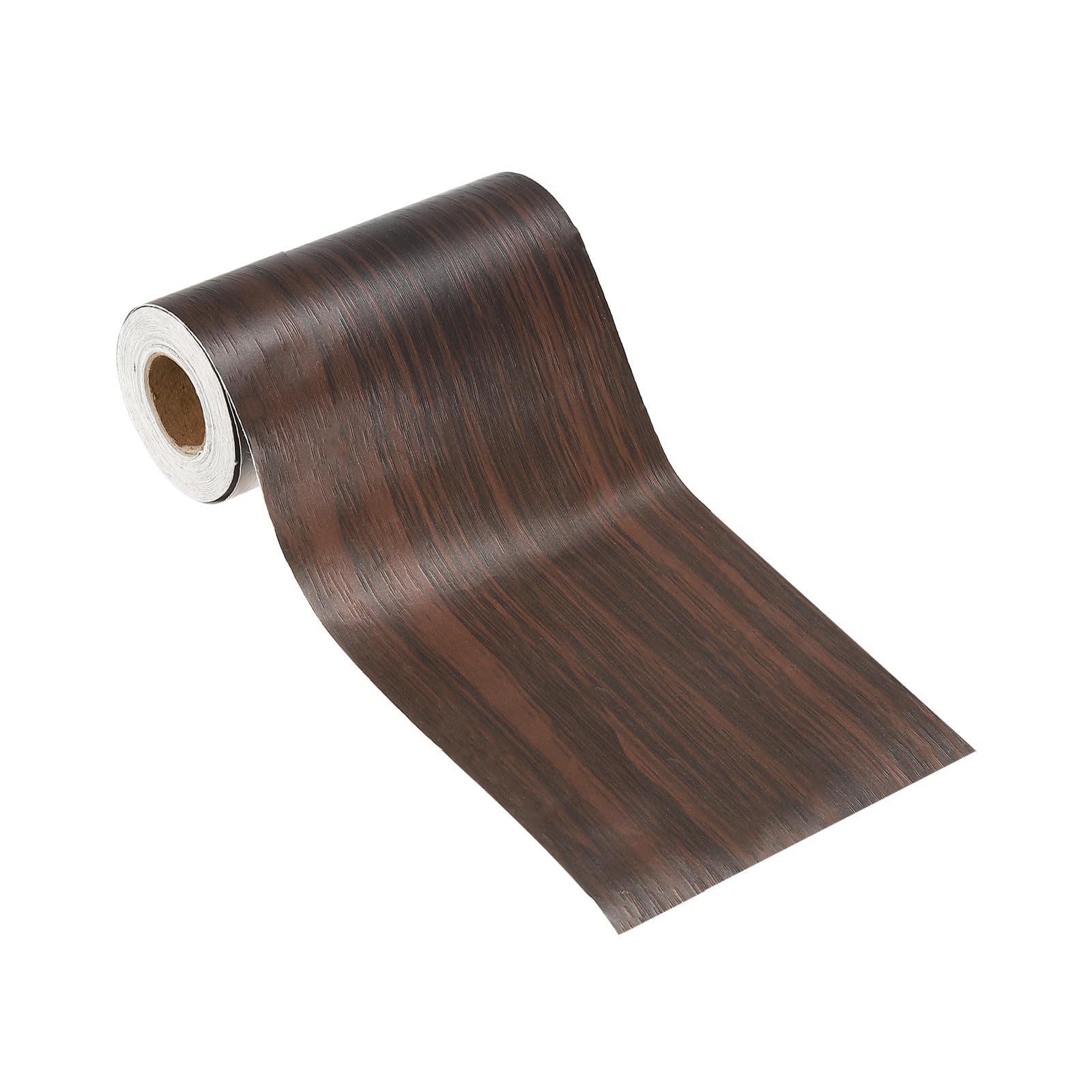 PATIKIL Self Adhesive Wood Grain Repair Tape 33'x 4", Multi-Use Realistic Wood Grain Repair Patch for Furniture Floor Door Table Chair Windows Handicraft DIY, Black Walnut