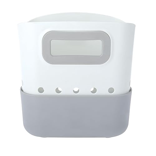 Miniatura 4 de Nuby Organizador de juguetes para bañera organizador de juguetes de baño con asa para recoger fácilmente, diseño de secado rápido y bandeja