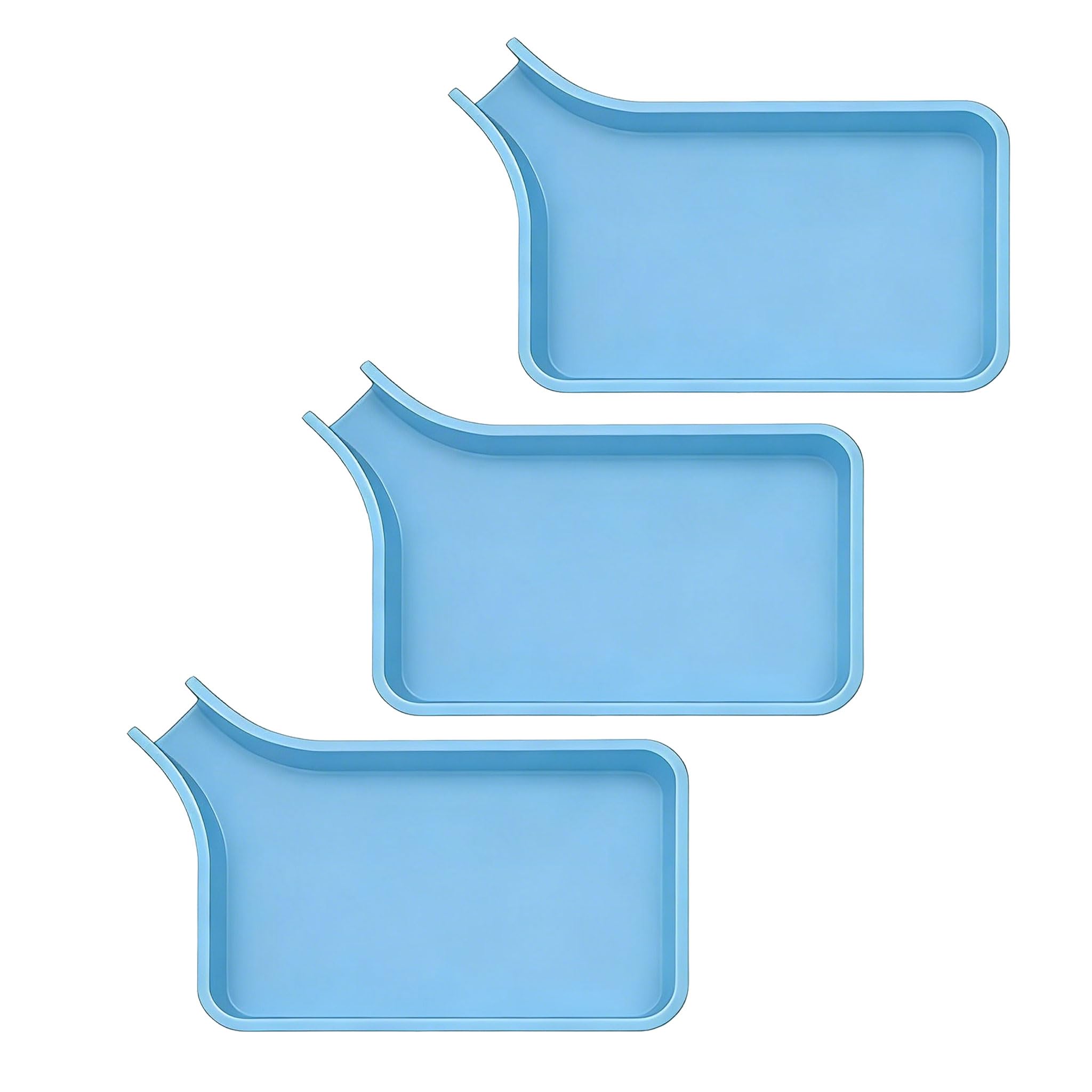 Buxuaaaa Blue Lightweight Portable Parts Holder Container For Workshop Garage And Hobby Projects Comes Diyer Projects And Offices Use Jewelry Storage Tray