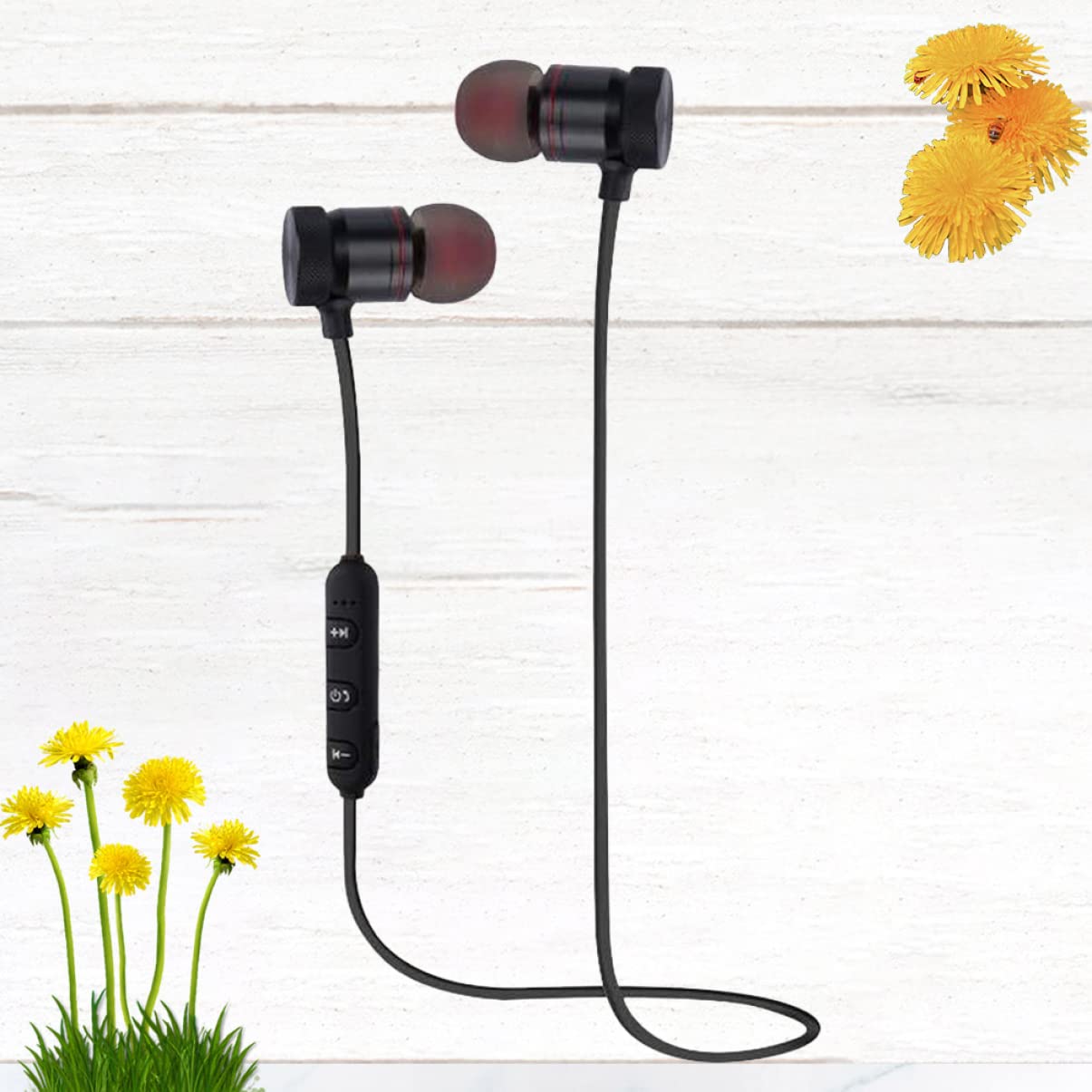 SHINEOFI Cuffie Wireless Magnetiche Ear Stereo Auricolari Magnetici Compatibili Smartphone Per Corsa Jogging Fitness Yoga Viaggio Regalo