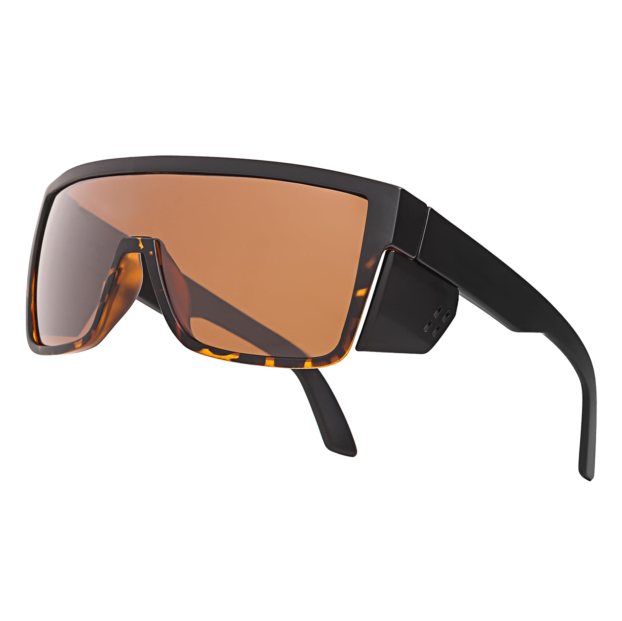 Gafas de sol de seguridad Z87 resistentes, lentes polarizadas UV400, protectores laterales extraíbles