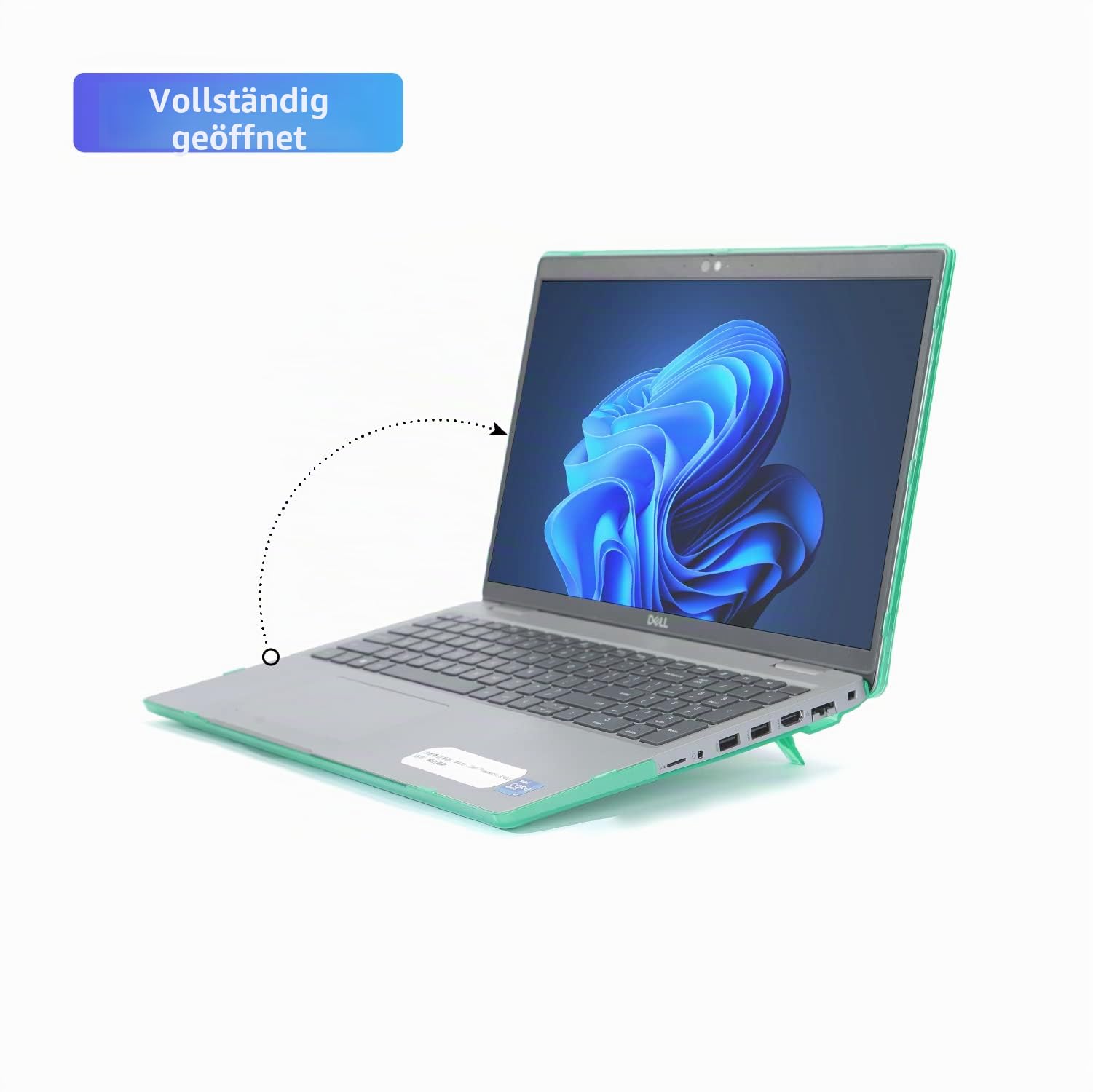 mCover Schutzhülle kompatibel mit Dell Precision 3560/3570/3580/3590 & Latitude 5520/5530/5540/5550 Series Windows Notebook-PC (nicht für andere Dell-Modelle geeignet), Schwarz
