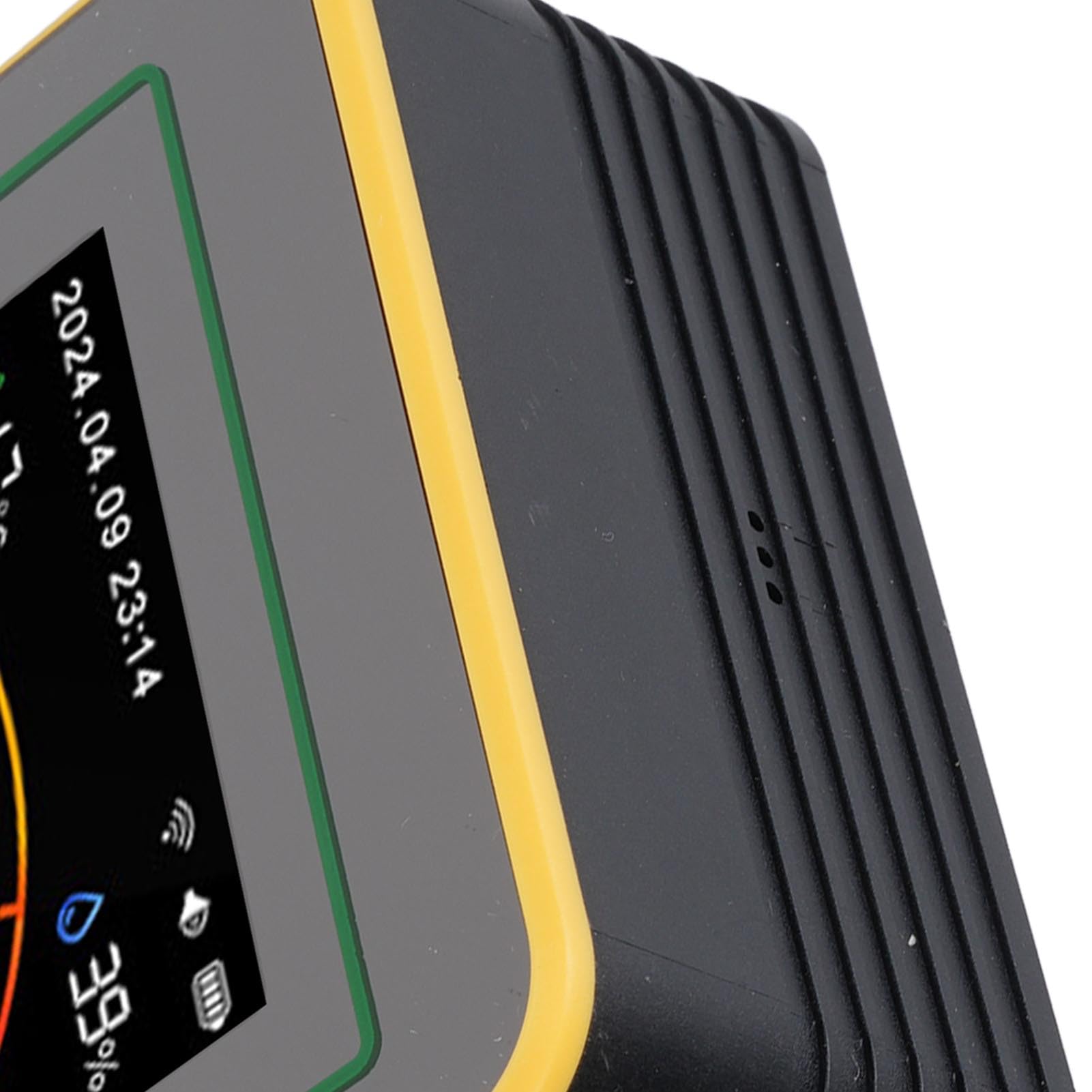 Topiky Rilevatore di qualità dell'aria, Tester HCHO TVOC CO2 PM2.5 PM10, Monitor della qualità dell'aria WiFi per Ufficio Domestico, Misuratore di 'aria Interna con Controllo APP 15 in 1 con