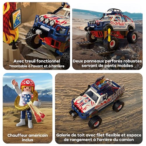 Playmobil Rallye 72061 Camion tout terrain - vue 5