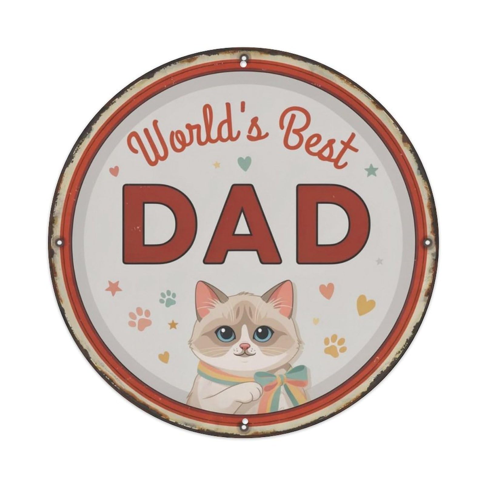 Ragdoll Dad Metal Tin Sign Plaque
