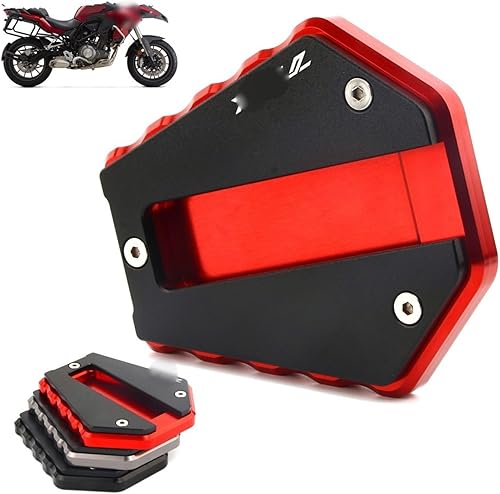 Miniatura 5 de para Benelli Extensión de soporte lateral de placa ampliadora TRK502 Trk502X TRK 502 2017-2019 Trípode extendido (color  rojo)