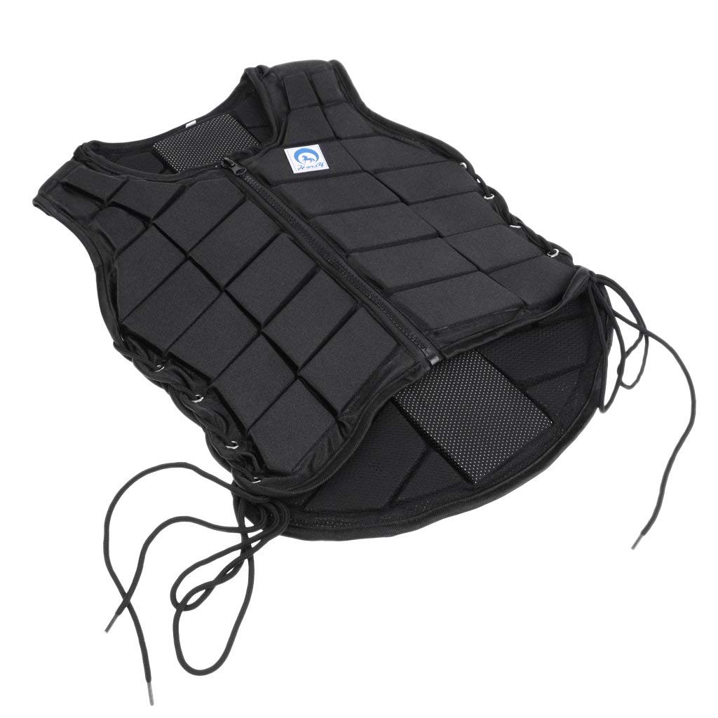 Tenlacum Durable Breathable EVA Equestrian Horse Riding Vest Body Protector (Kids CL)