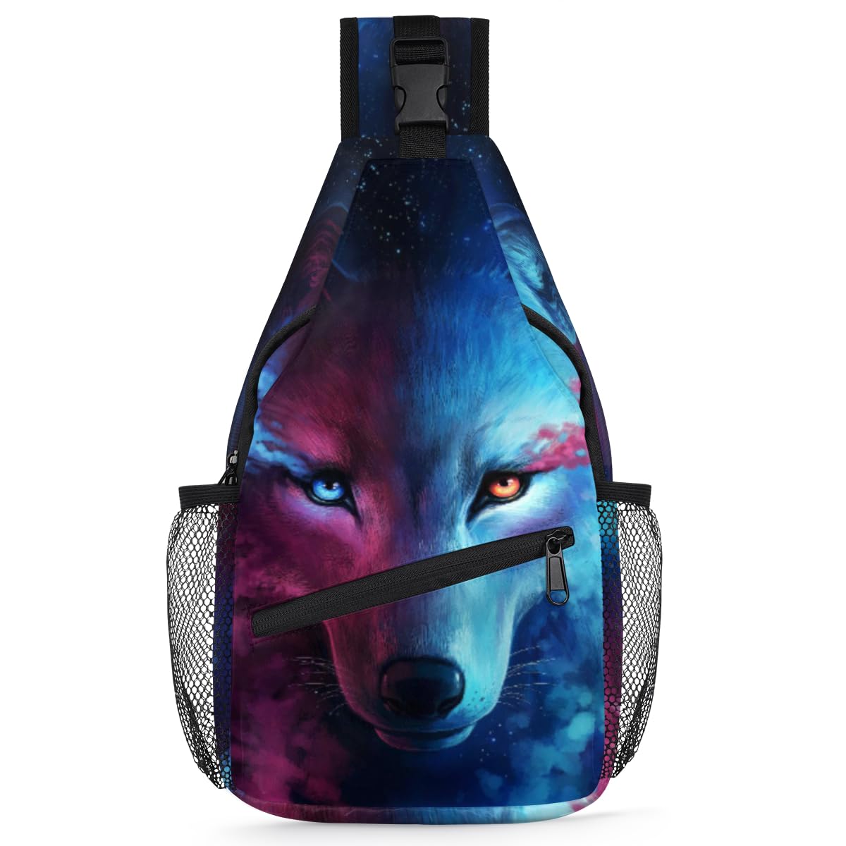 Sac à Dos Loup Feu Et Glace | Terre Des Loups