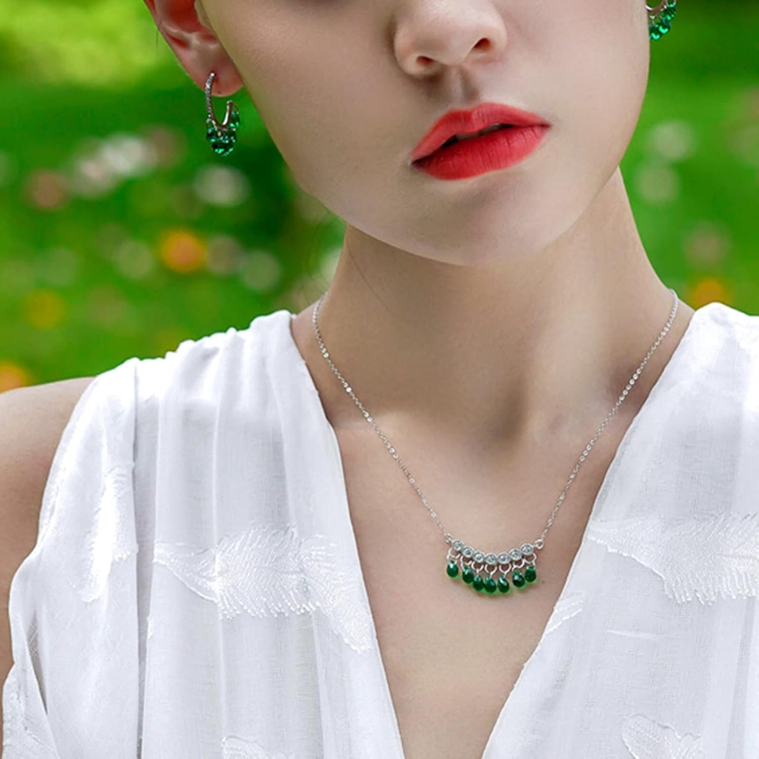 Craftdady 350Pcs Teardrop Czech Glass Beads Mixed Colors Lustered Drop Spacer Loose Beads 6.5x4.5mm Top Drilled for Jewelry Craft Making - Image 4