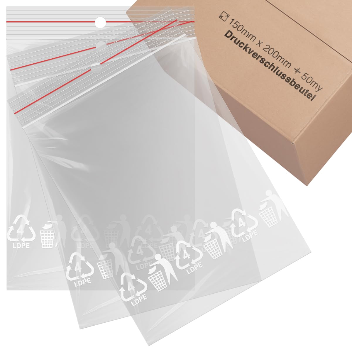 verpacking 4000 zip lock bolsas poly bolsas zip varios tamaños 150 x 200mm | bolsas zip lock | bolsas resellables | bolsas de plástico con cierre zip