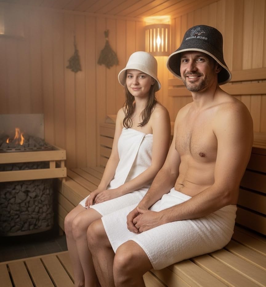 Bonnet de sauna Boss idéal pour vos séances de spa