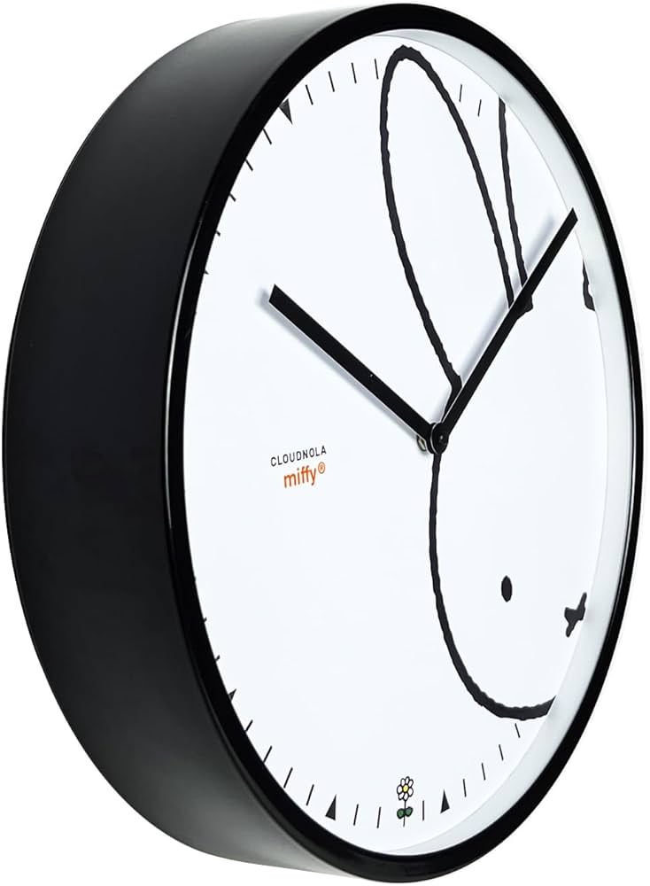 Amazon.com: Cloudnola Miffy Peek a Boo Metal Wall Clock