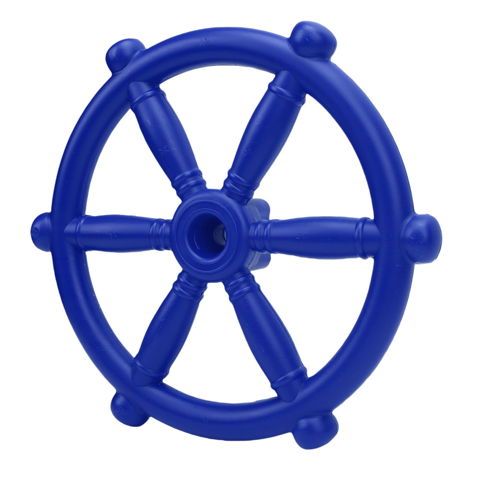 Generic Piratenschiff-Lenkrad-Spielzeug, Verschleißfest, für Baumhaus, Outdoor-Spielset, Spielplatzzubehör (Blue)