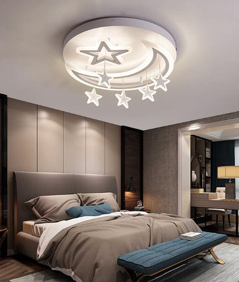 FUMIMID LED Plafondlamp Moderne Hanglamp Creatieve Kroonluchter Met Afstandsbediening Dimbare Plafondspot Ronde 6 Cirkel 86w Slaapkamerverlichting Acryl Aluminium Woonkamer Verlichtingsarmatuurgold